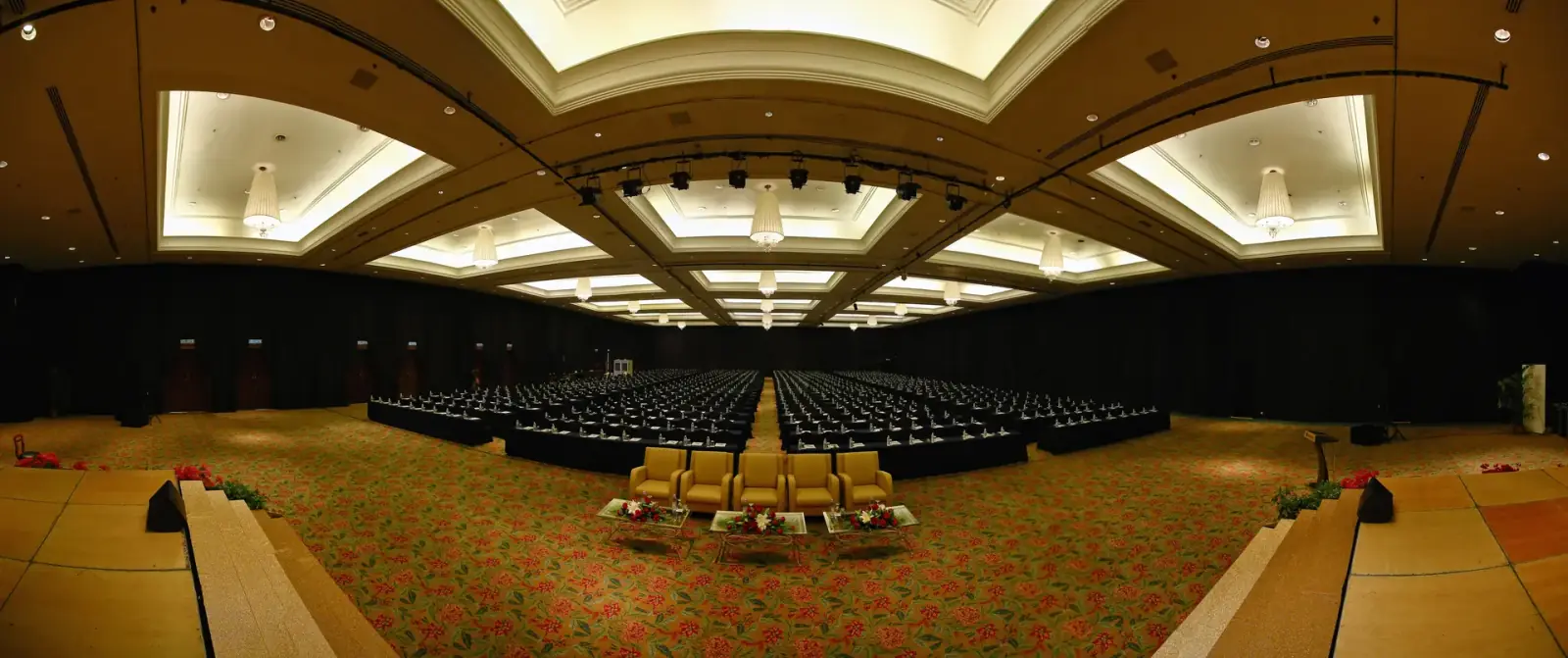 The Magellan Grand Ballroom set for a conference at Sutera Harbour